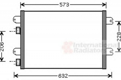 VAN WEZEL 43005317 -  Конденсатор, кондиционер